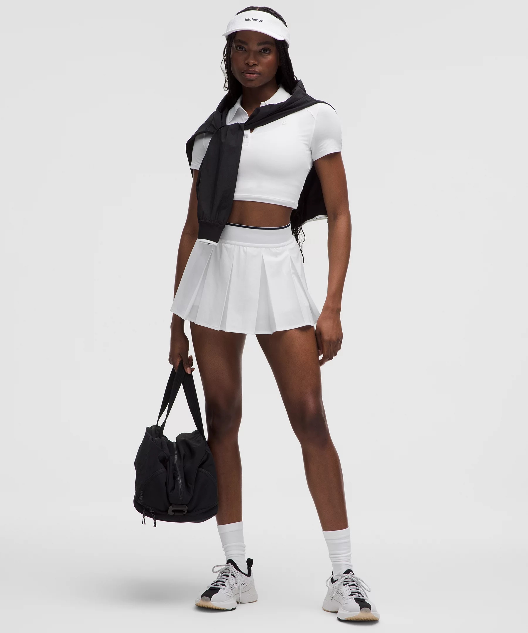 Box-Pleat High-Rise Tennis Skirt - 2