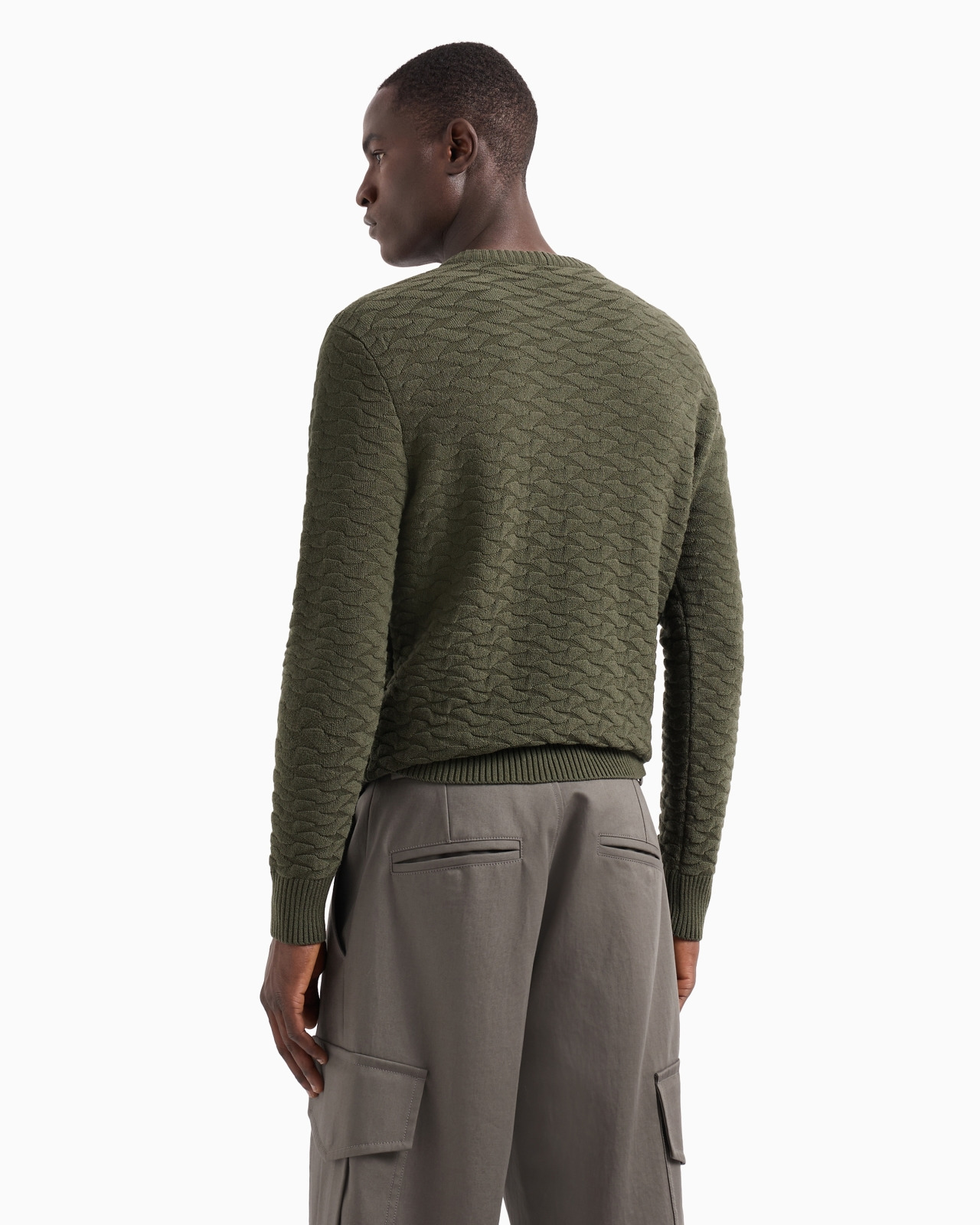 Jacquard virgin-wool blend crew-neck jumper - 3