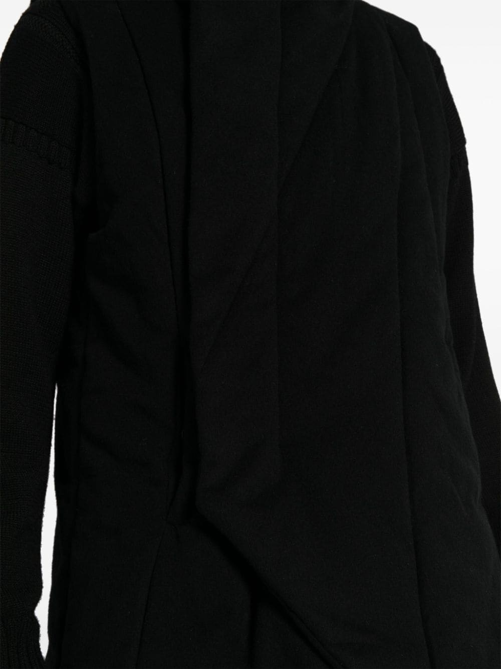 asymmetric long-sleeve jacket - 5