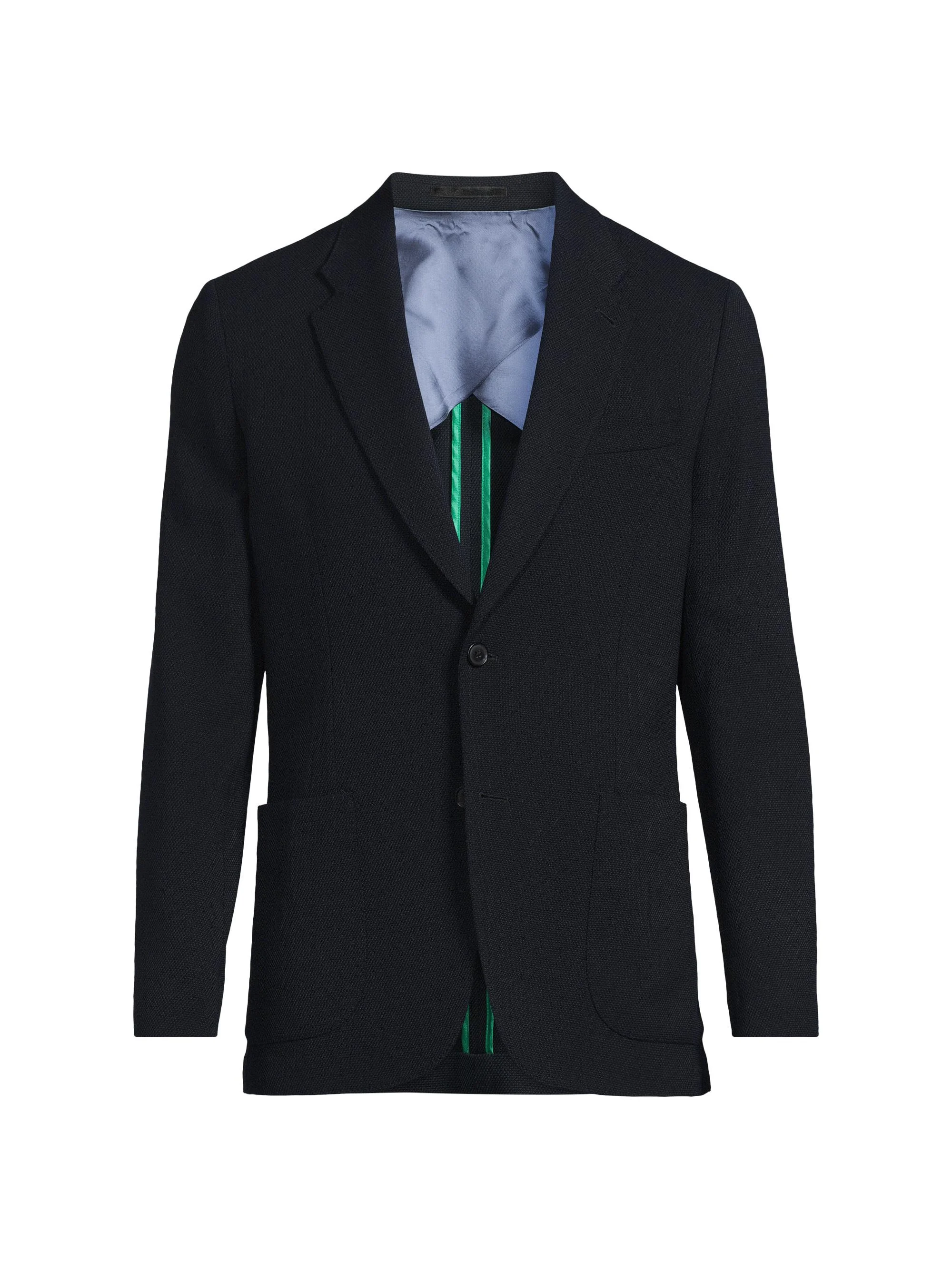 Men's Tribute to Photography Wool Birdseye Jacket - Dark Navy - 1