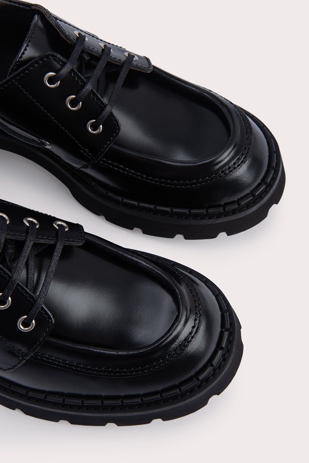 Stanley Black Semi Patent Leather - 3