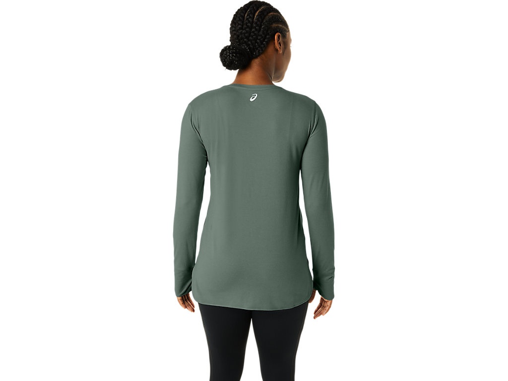 WOMEN'S LONG SLEEVE HEATHER TOP - 2