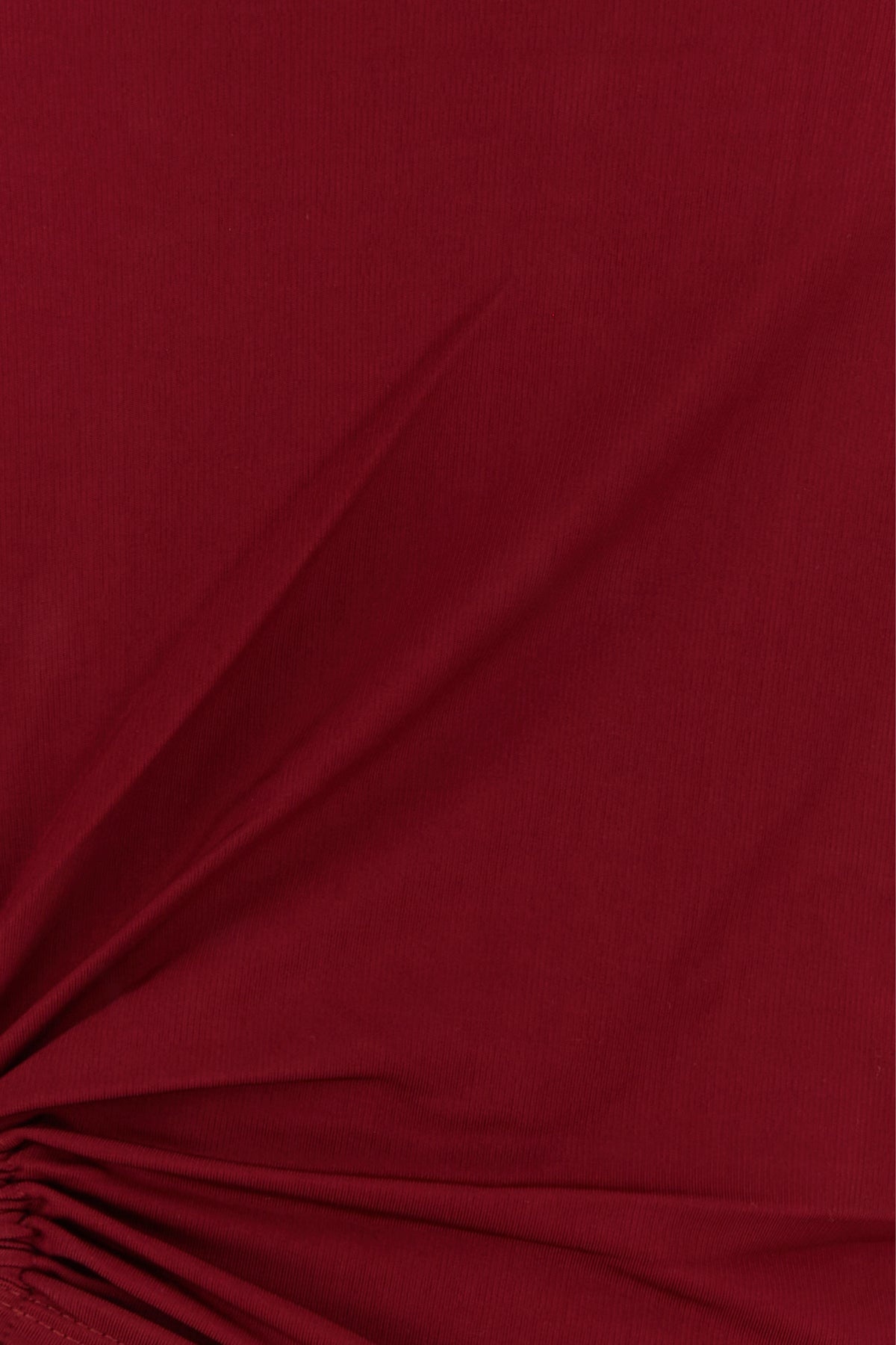 Burgundy stretch viscose top - 3