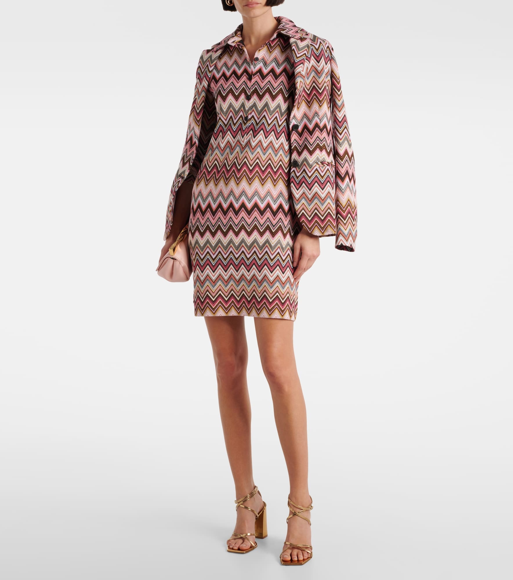 Cotton-blend minidress - 2