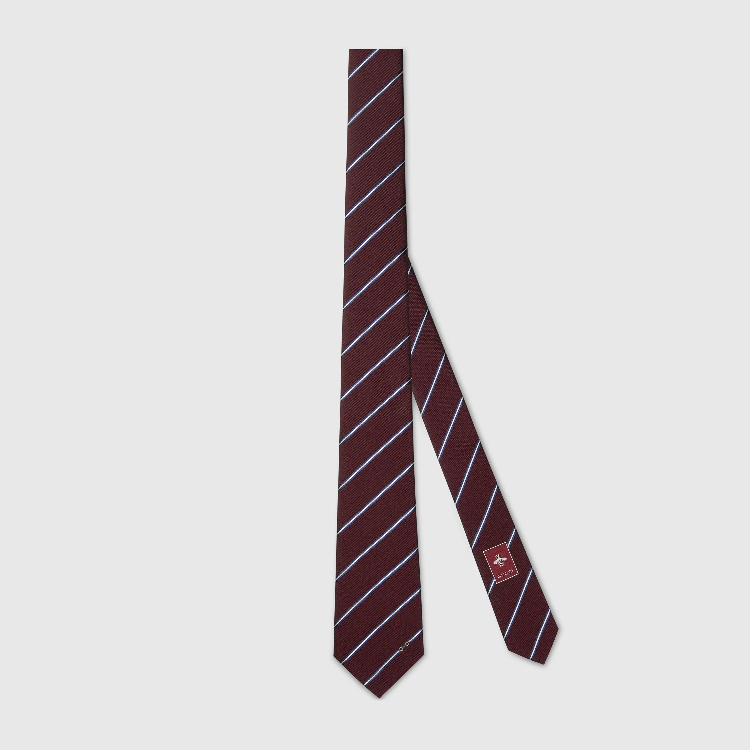 Silk jacquard tie - 1