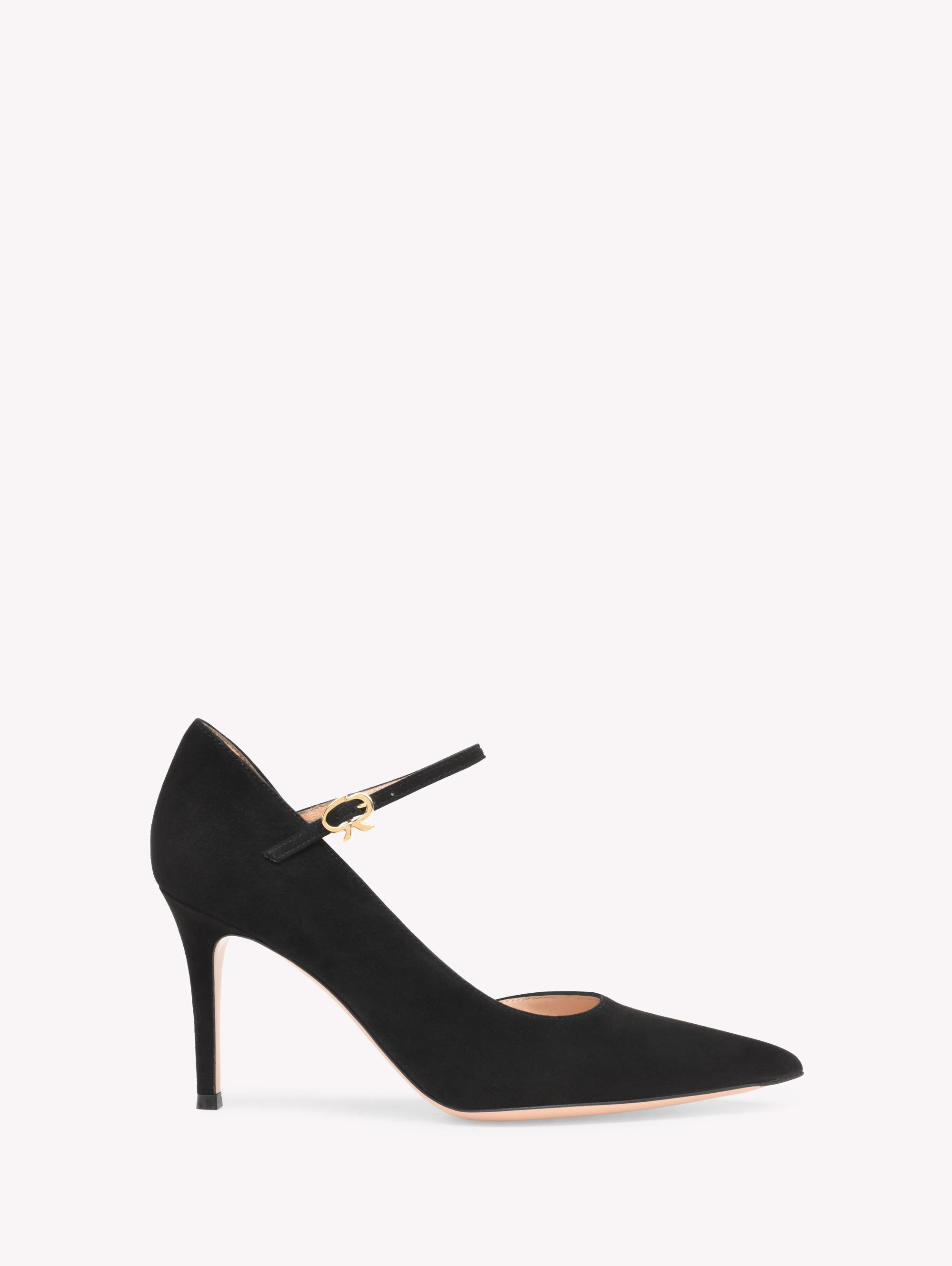 Gianvito Rossi Kelley Pump in Black Suede at Nordstrom - 2
