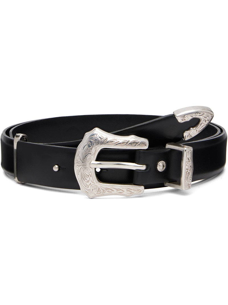 Black Metal Buckle Belt 1