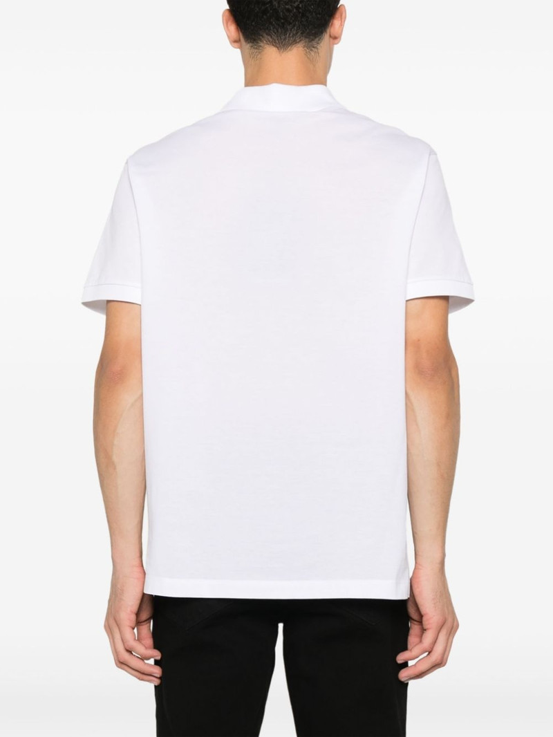 logo-plaque polo shirt 3