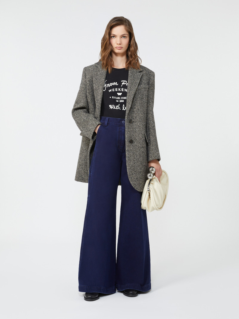 WEEKEND Max Mara ALIAS T-shirt in stretch cotton jersey outlook