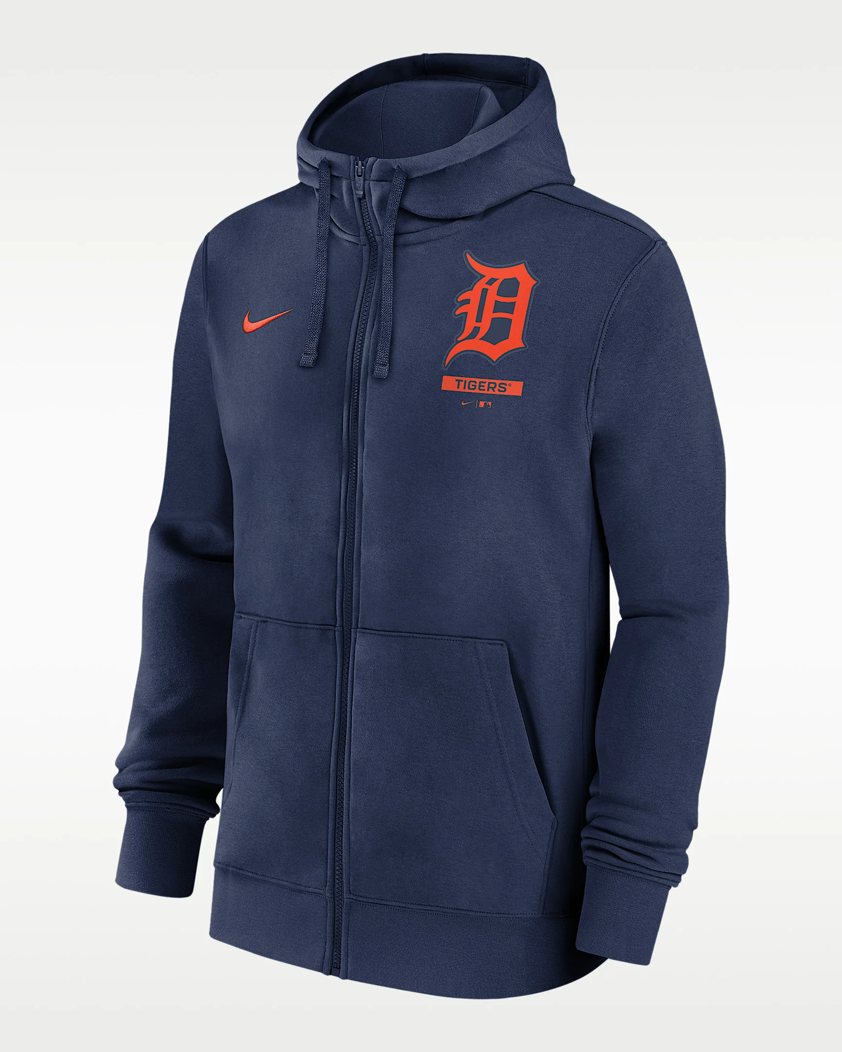 Detroit Tigers Lockup Men's Nike MLB Full-Zip Hoodie - 1