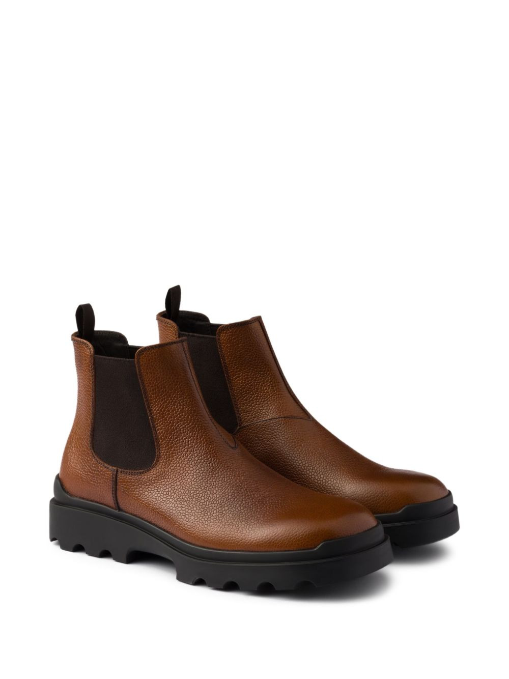 textured-leather chelsea boots - 2