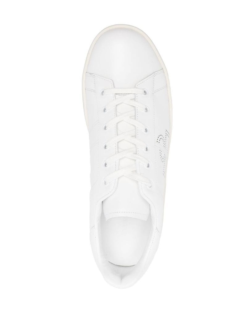 Barth leather lace-up sneakers - 4