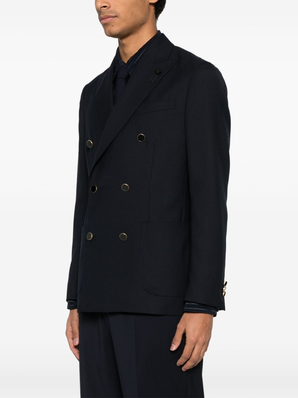 double-breasted blazer - 3
