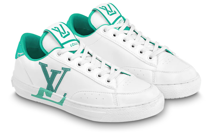 (WMNS) LOUIS VUITTON Charlie Sneakers 'White Teal' 1AAVZ6 - 2