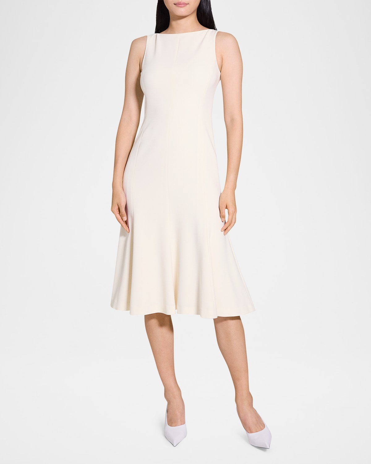 Sleeveless Mermaid Midi Dress - 2