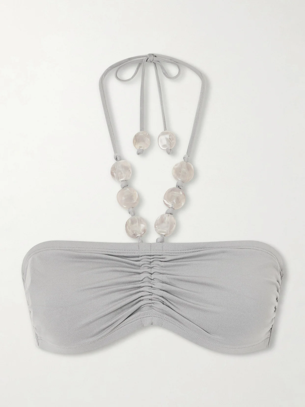 Lana Bead-embellished Bikini Top - 1