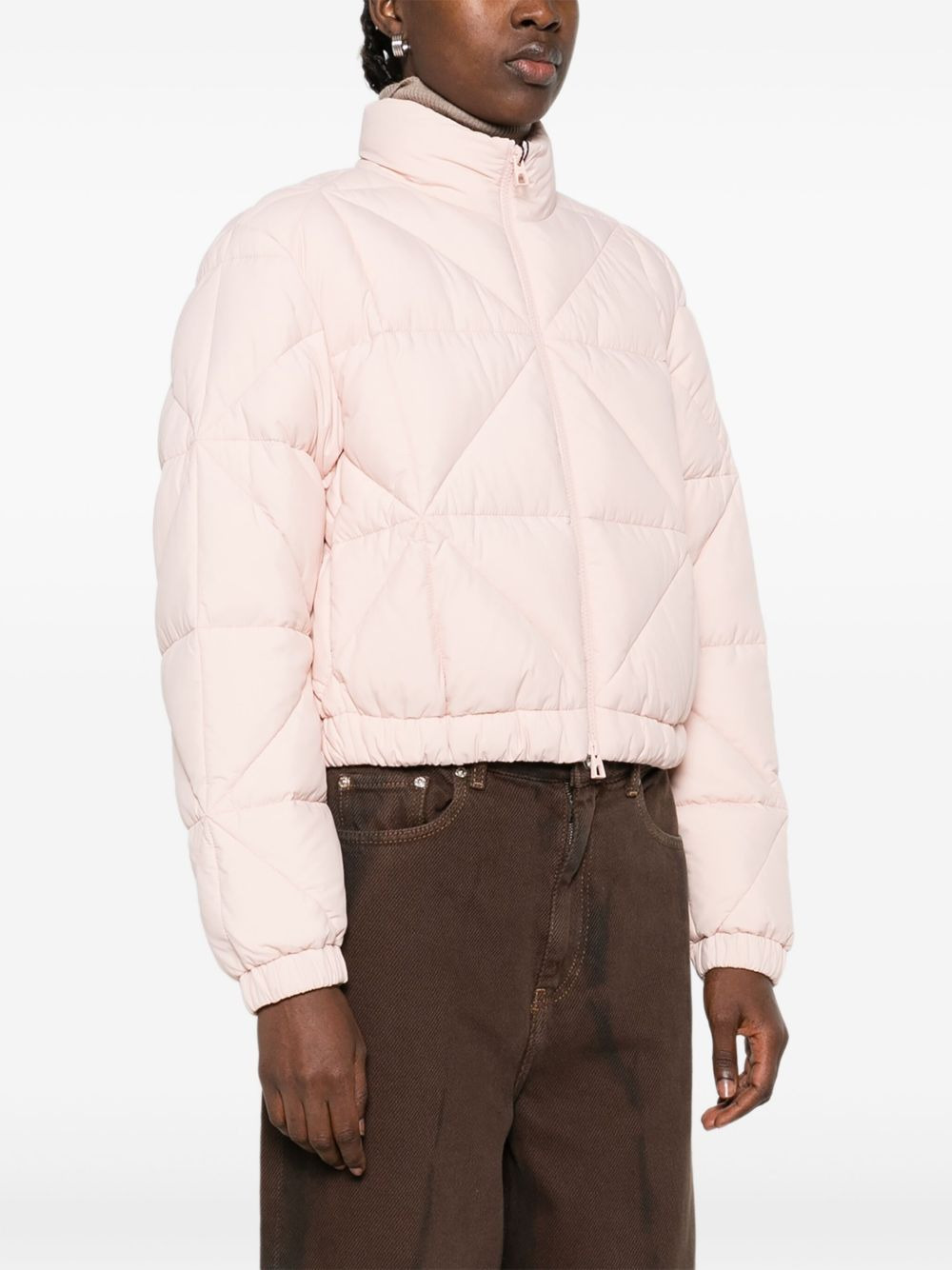 quilted down jacket - 3