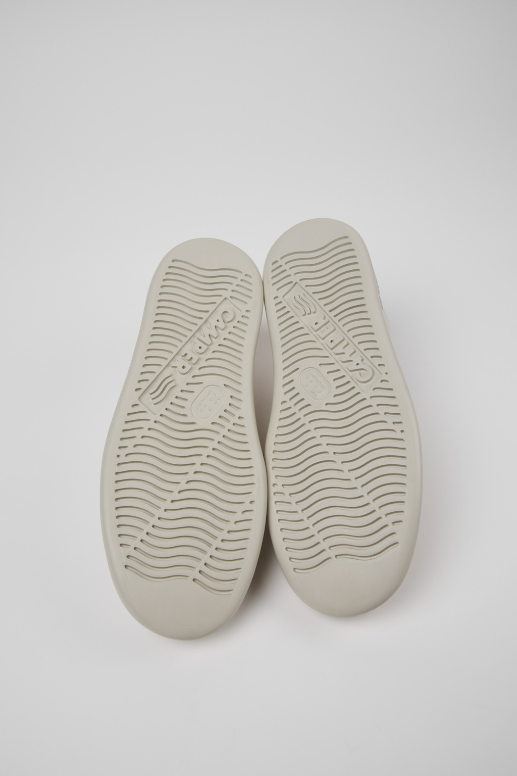 White Leather and Nubuck Sneakers for Men. - 5