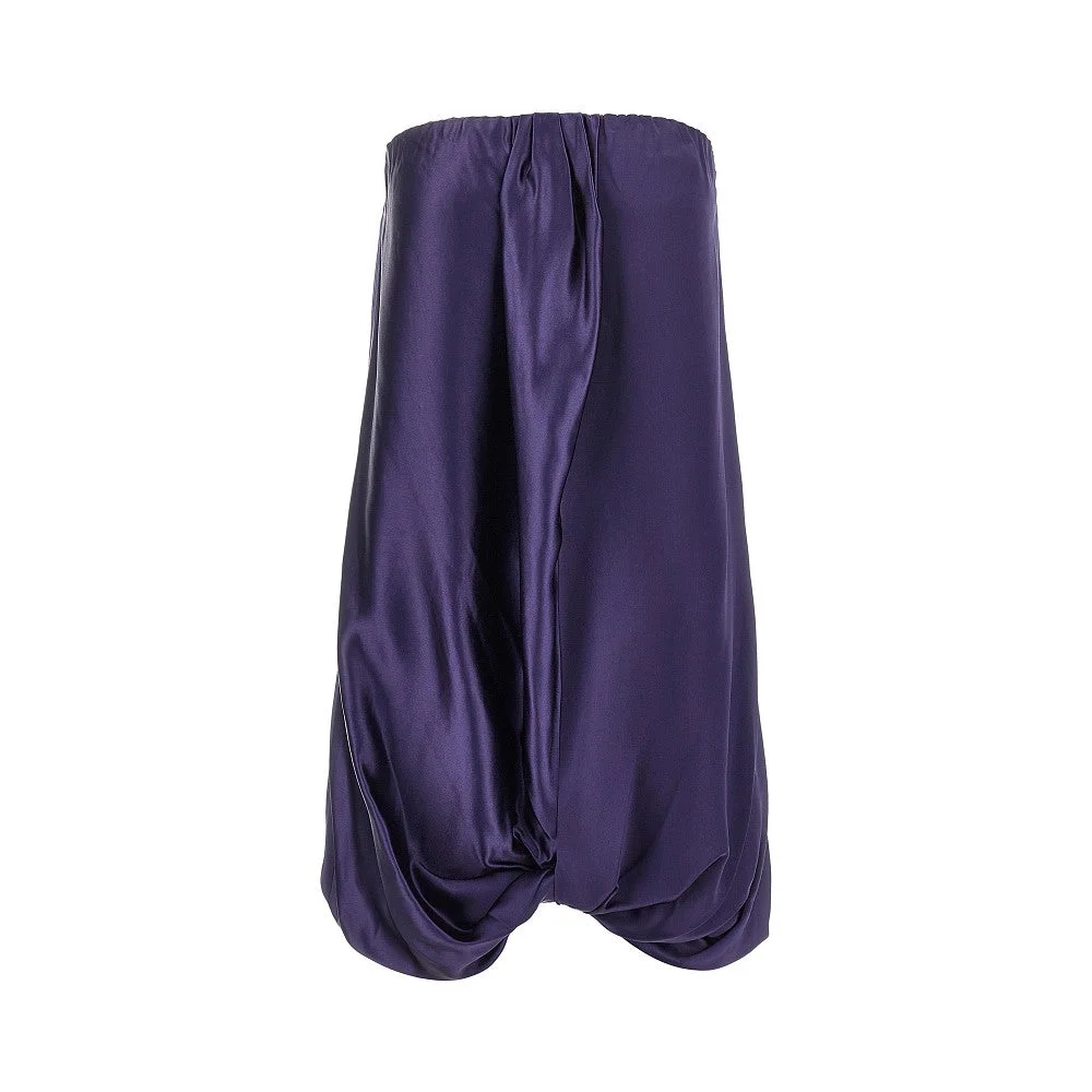 7 For All Mankind Satin Midi Dress Purple Women - 1