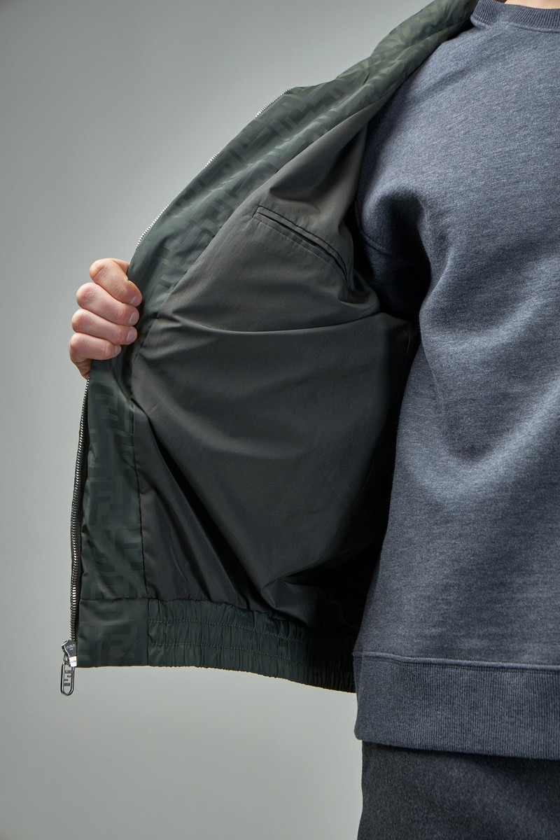 FENDI FF Nylon Bomber Jacket outlook