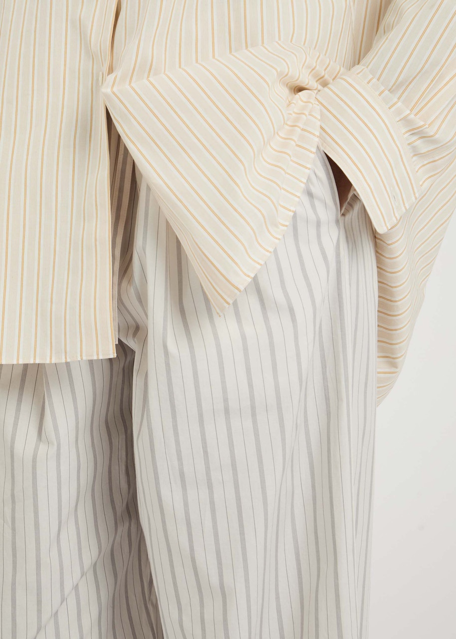 The Row Hypnosta Striped Cotton Trousers - 5