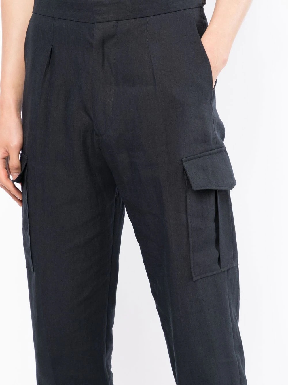 straight-leg cargo trousers - 5