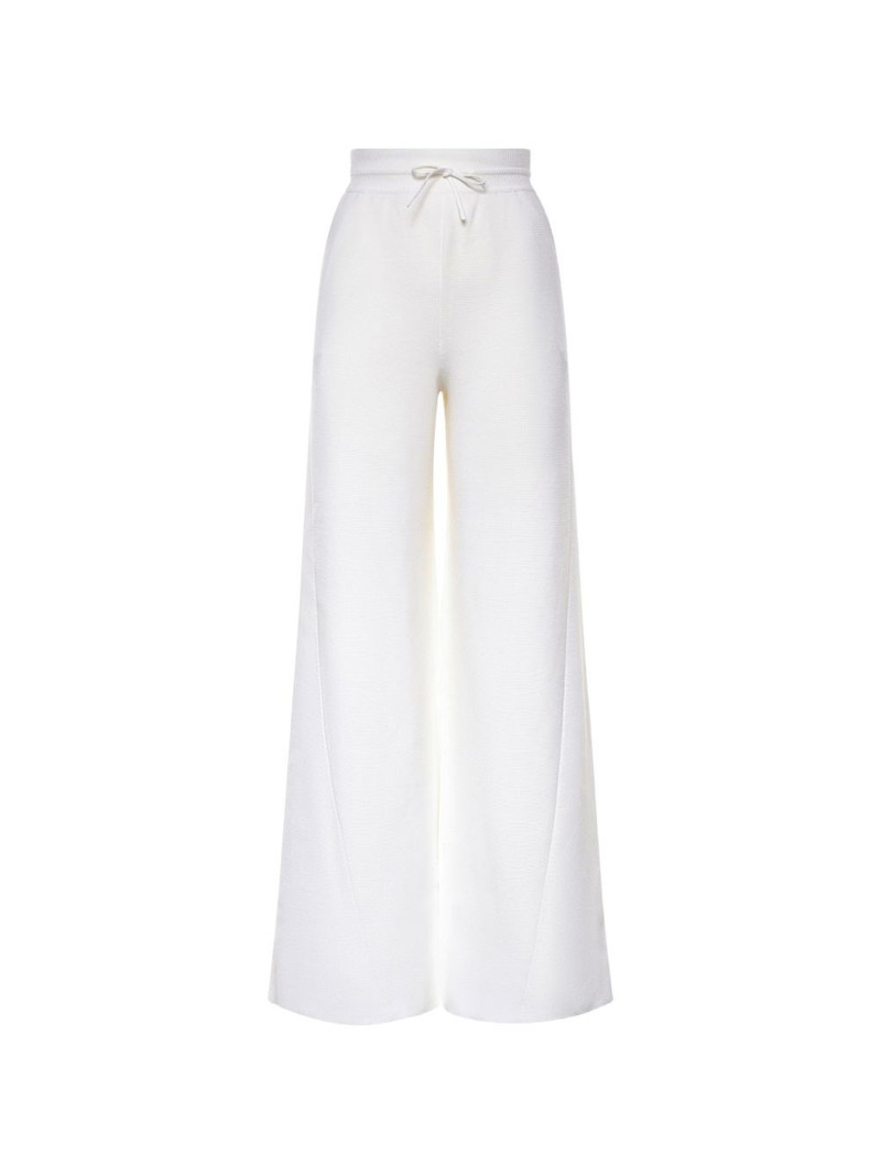 drawstring wide-leg trousers 1