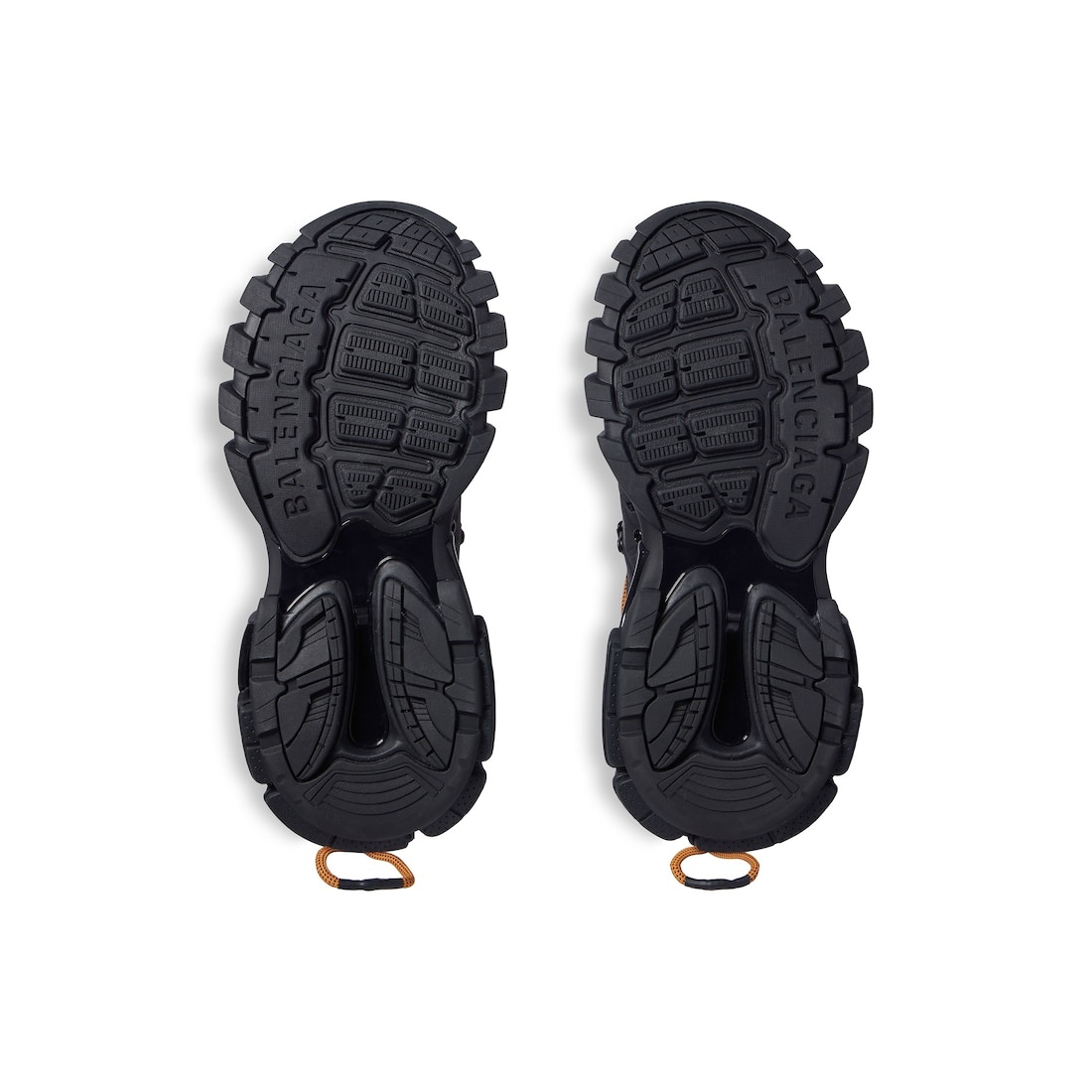 Men's Track Trail Laces Sneaker  in Black/orange - 7