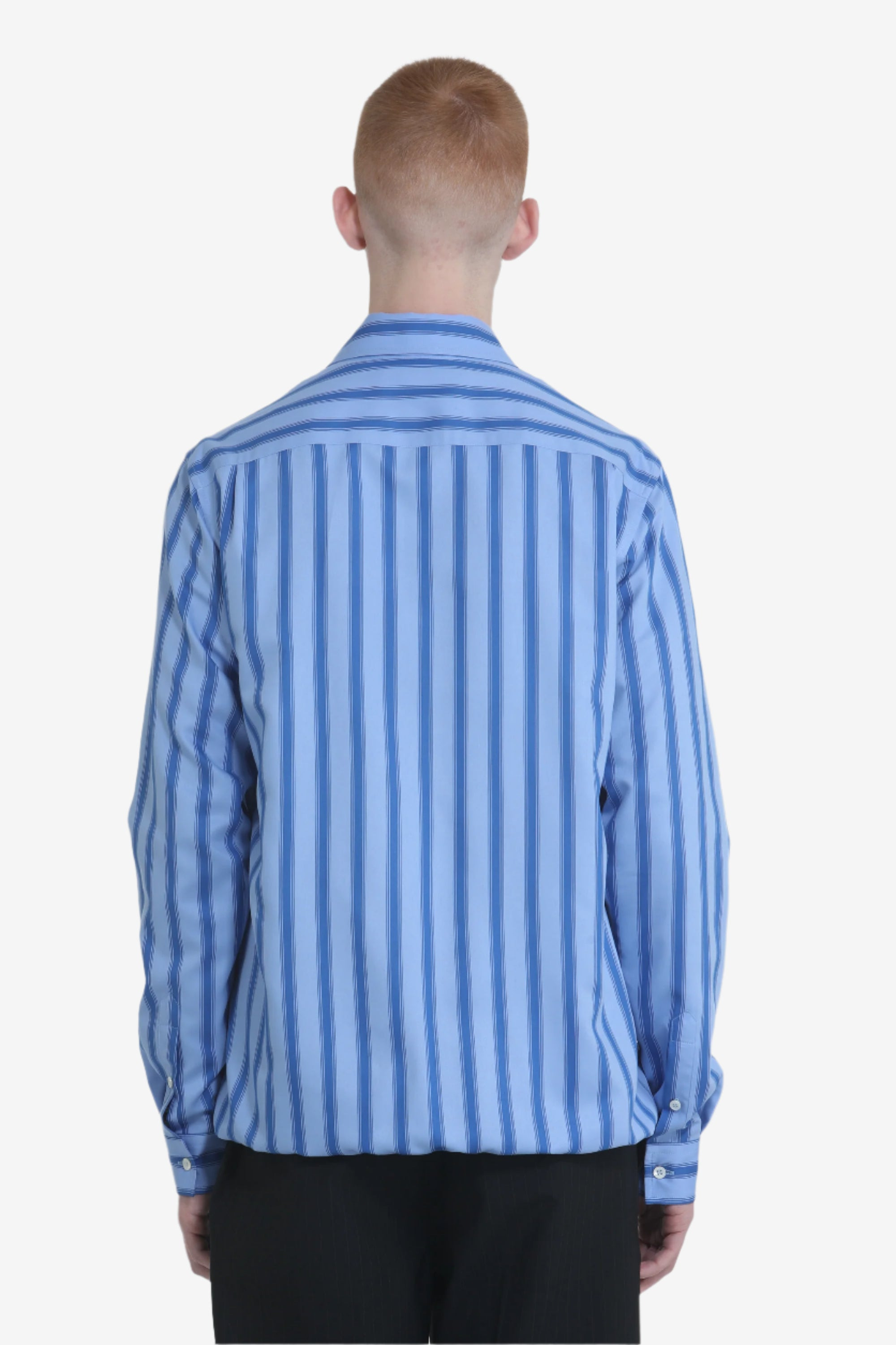 STRIPED SHIRT JACKET WITH ZIP - 2