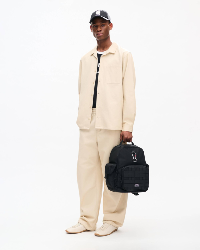 KENZO Elasticated pants in herringbone cotton outlook