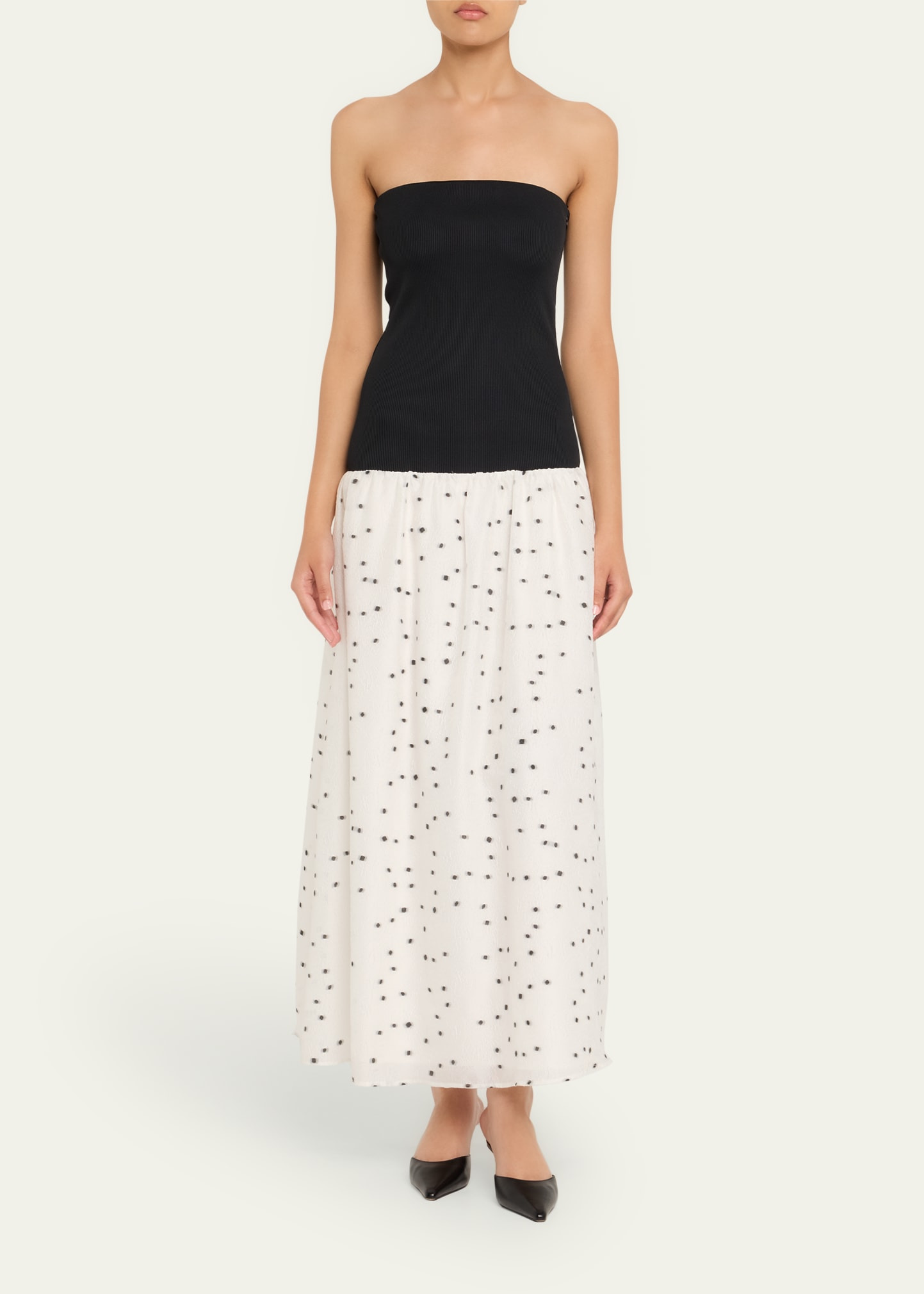 Amyra Strapless Drop-Waist Maxi Dress - 2