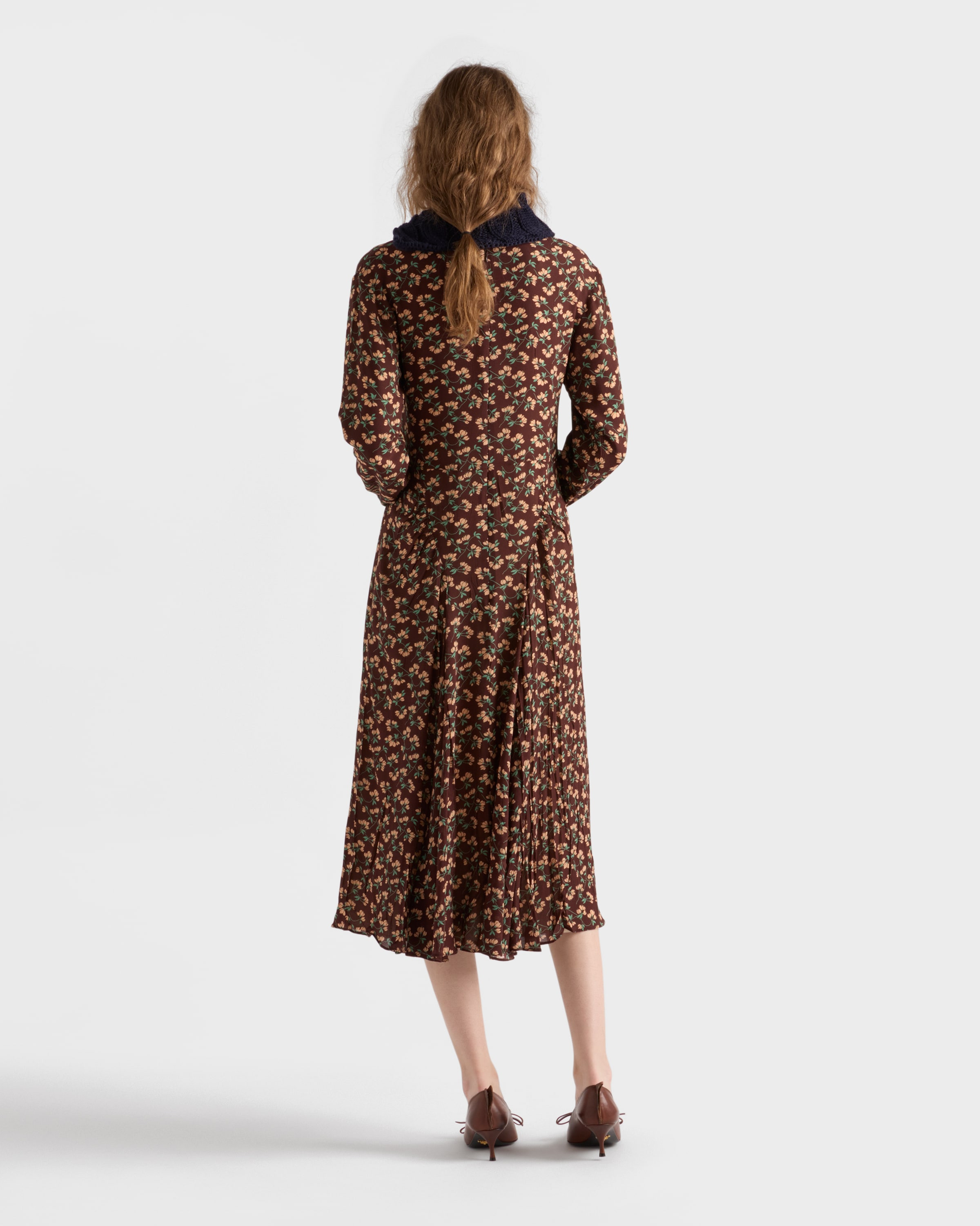 Printed georgette dress - 5