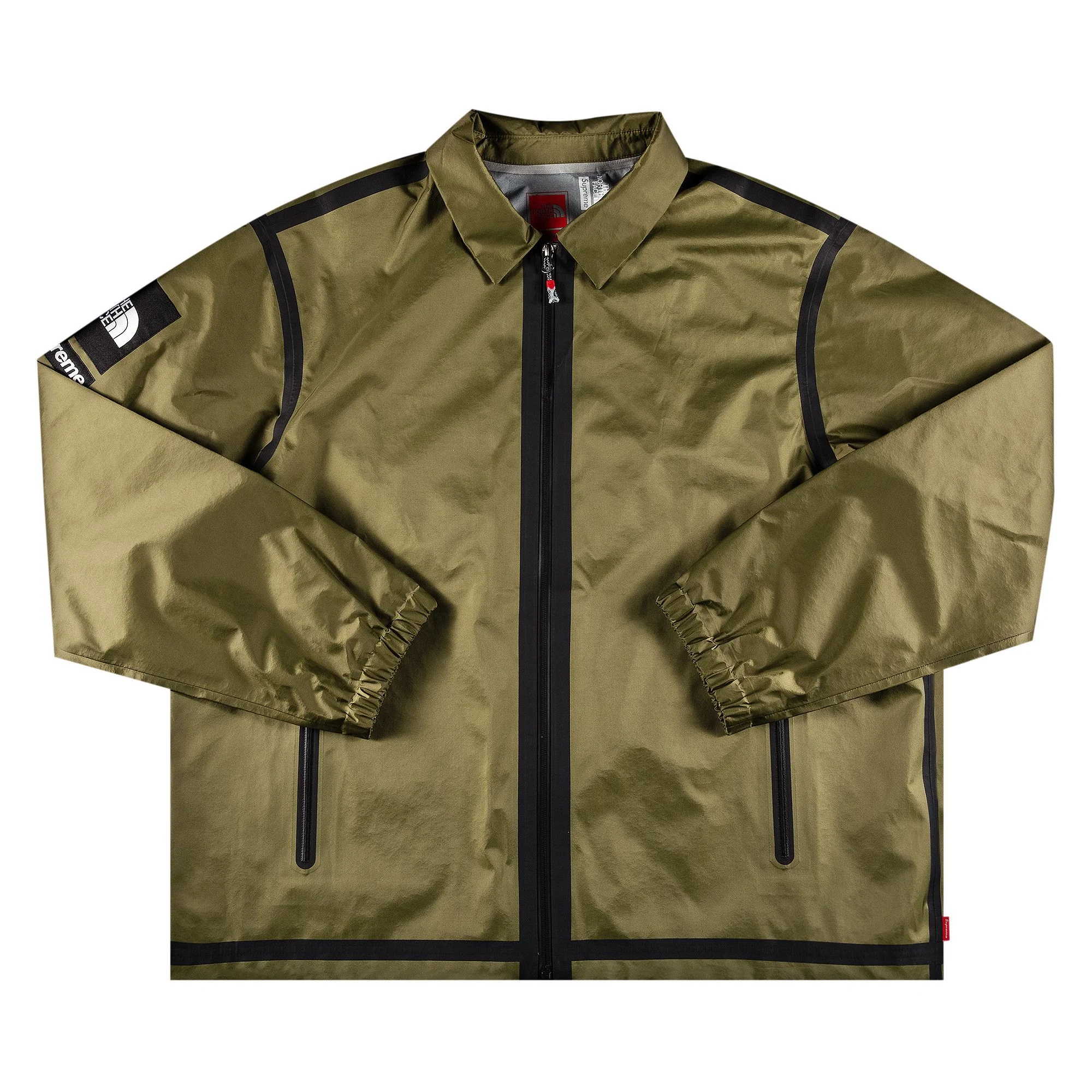 Supreme x The North Face Summit Series Outer Tape Seam Coaches Jacket 'Olive' - 1