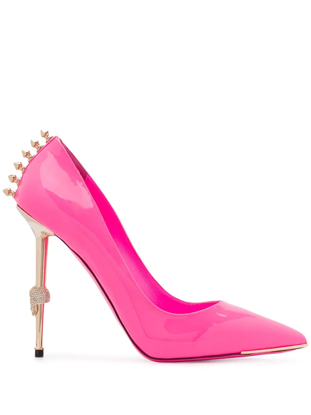 Decollete 120mm studded pumps - 1