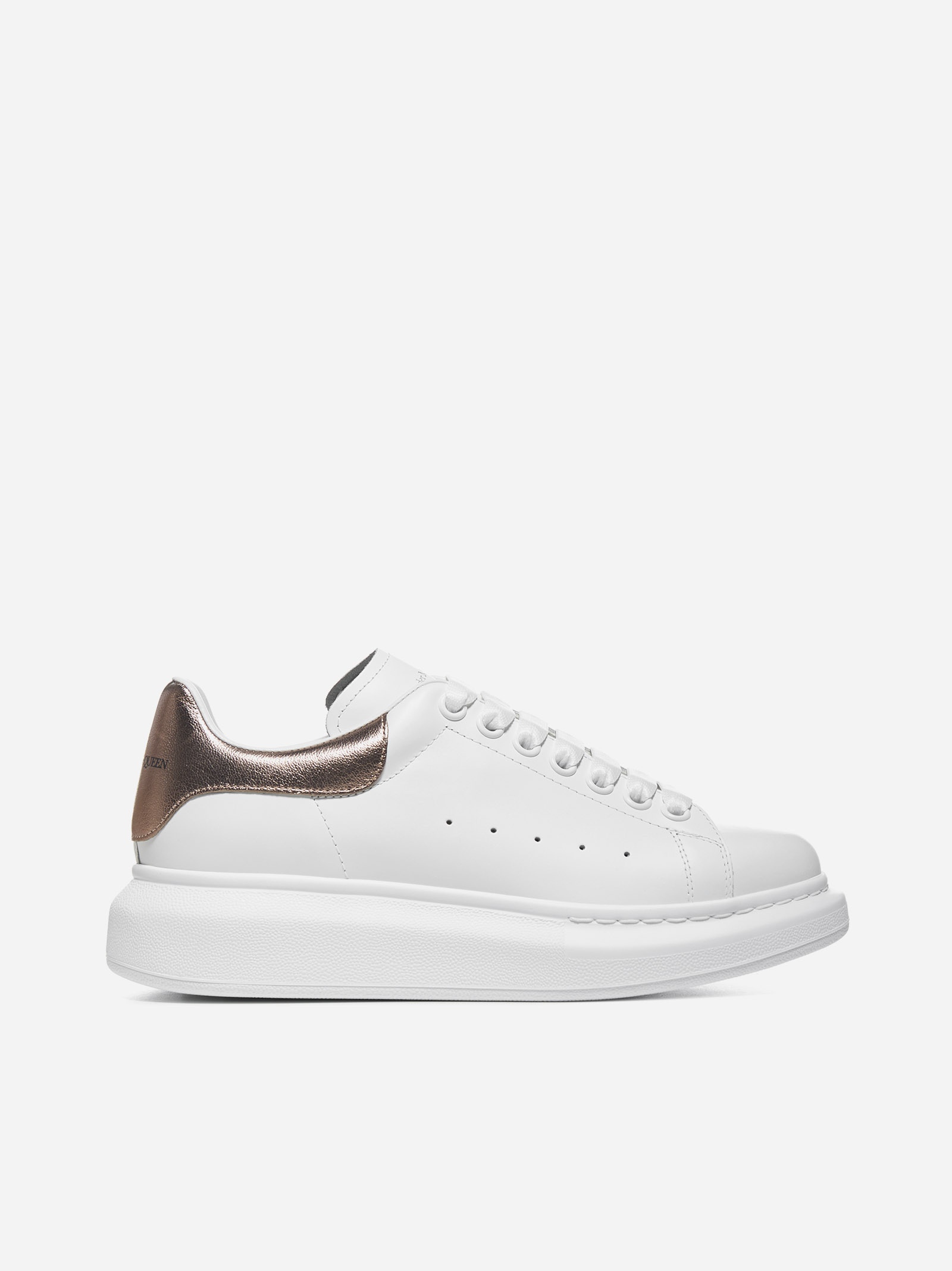 Oversize leather sneakers - 1