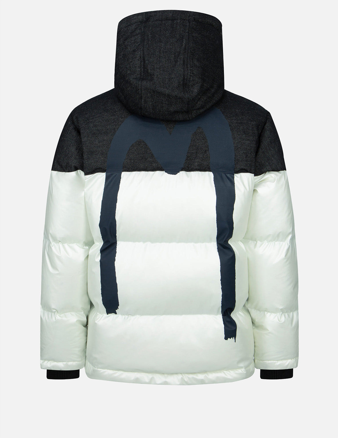 DAICOCK PRINT FABRIC-BLOCKING DOWN JACKET - 2