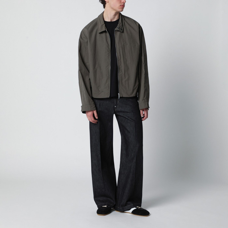 Dries Van Noten Khaki zip-up jacket outlook