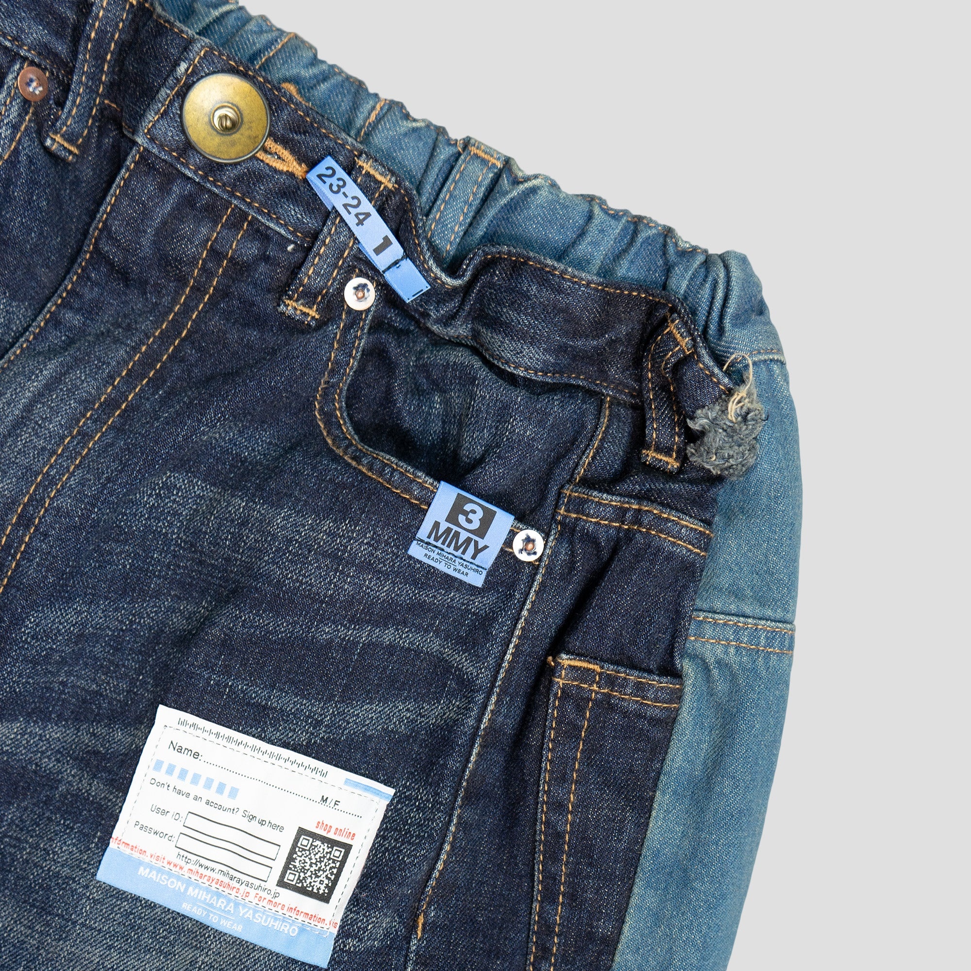 COMBINED DENIM PANTS - 3
