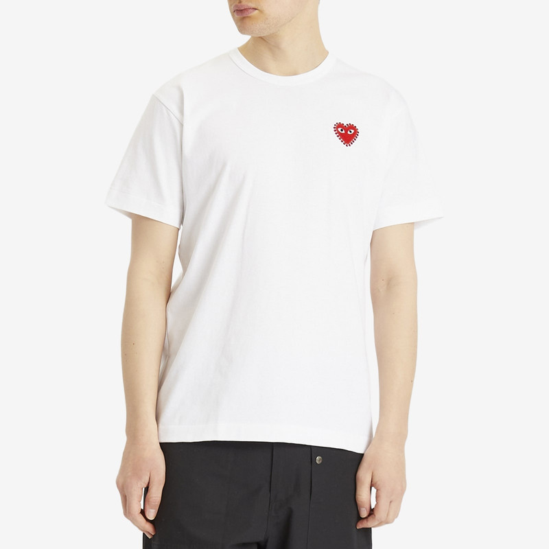 Comme des Garçons PLAY Comme des Garçons Play Studded Heart T-Shirt outlook