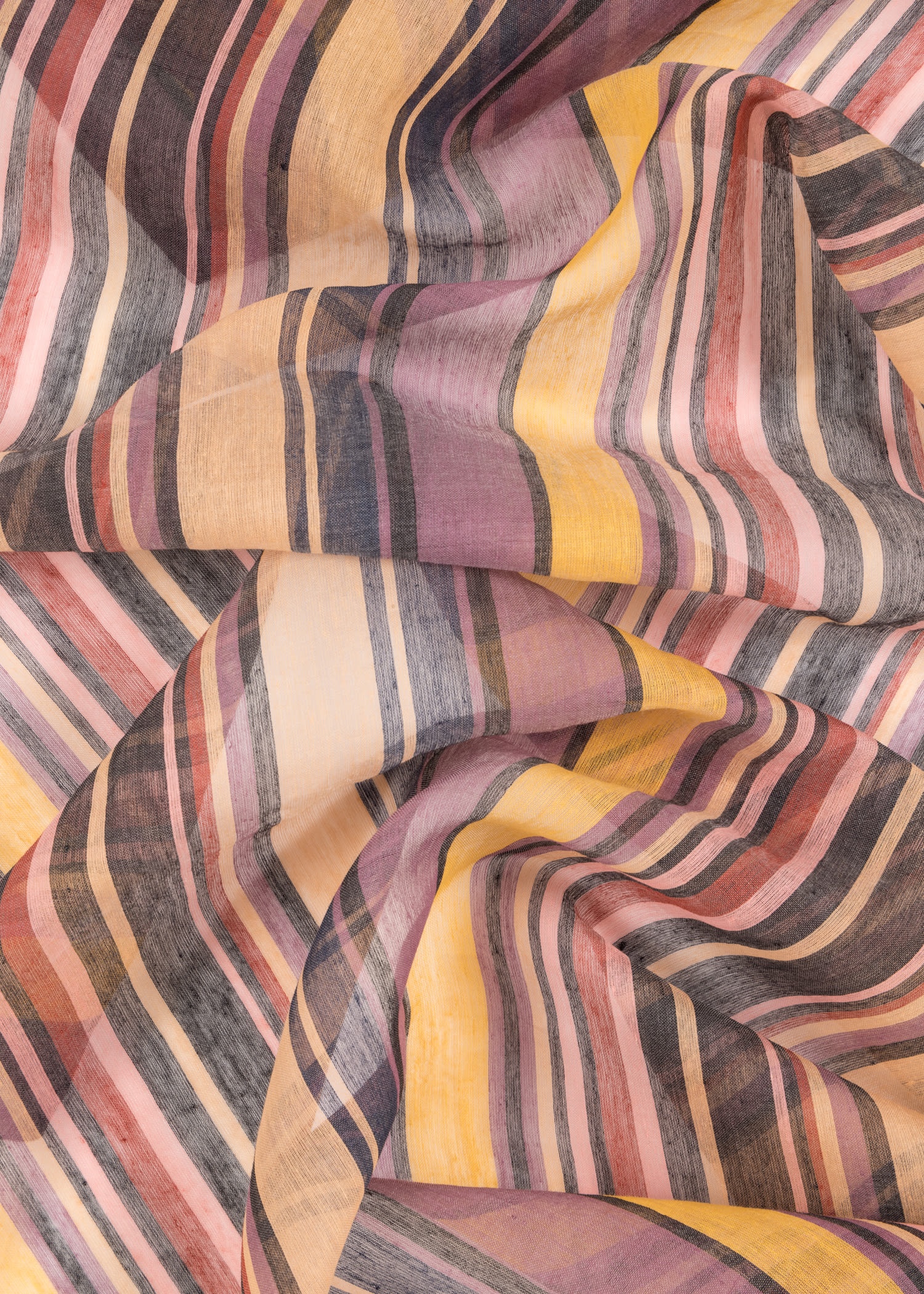 Stripe Silk-Blend Scarf - 3