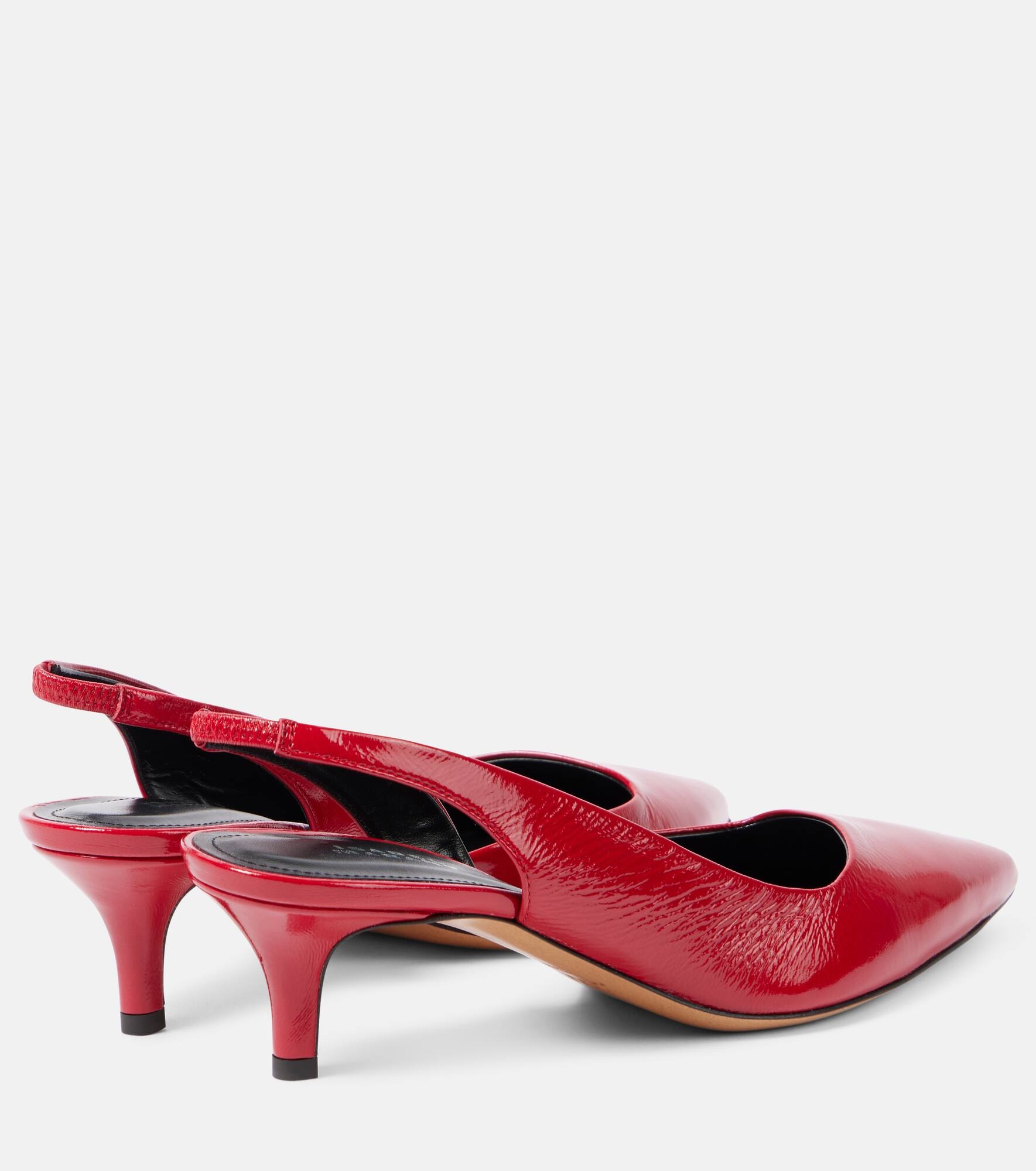 Piery patent leather slingback pumps - 3