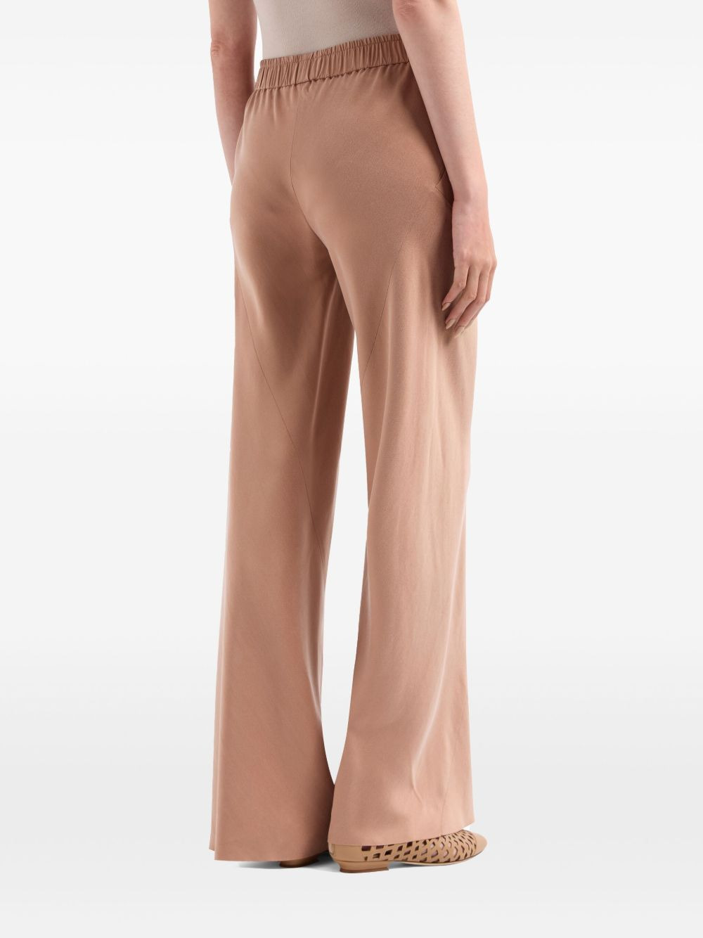 mulberry-silk palazzo pants - 3