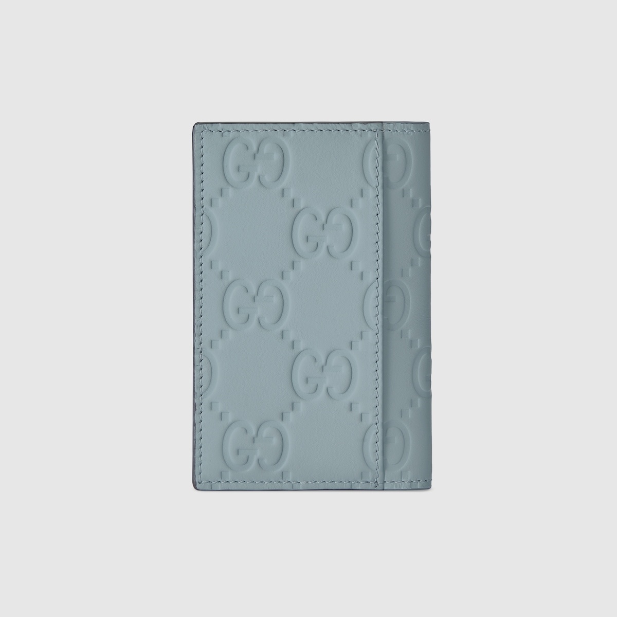 GG rubber-effect long card case - 4