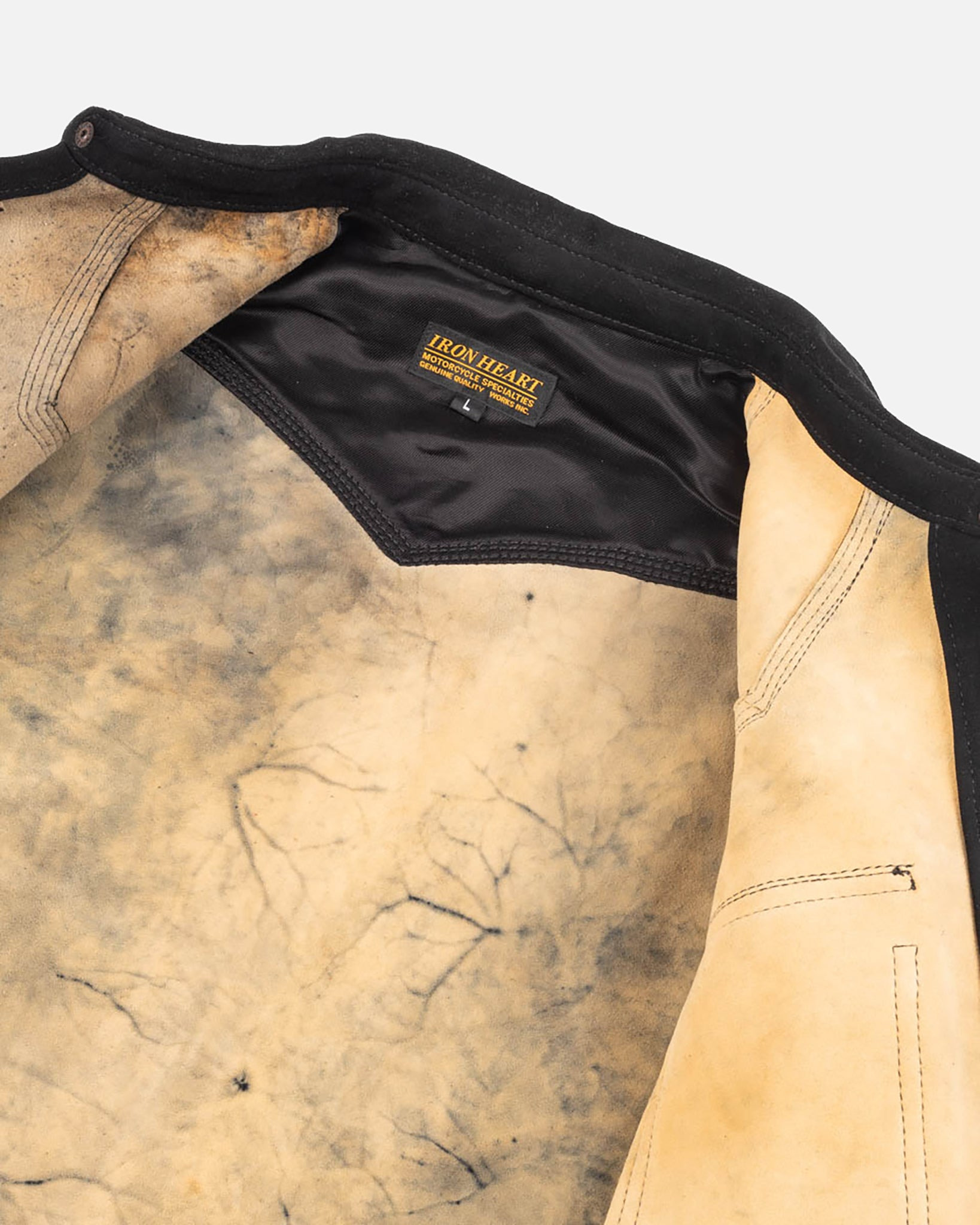 IHSB-BIGBUCK-BLK Deerskin Western Shirt 'The Big Buck' - Black - 13
