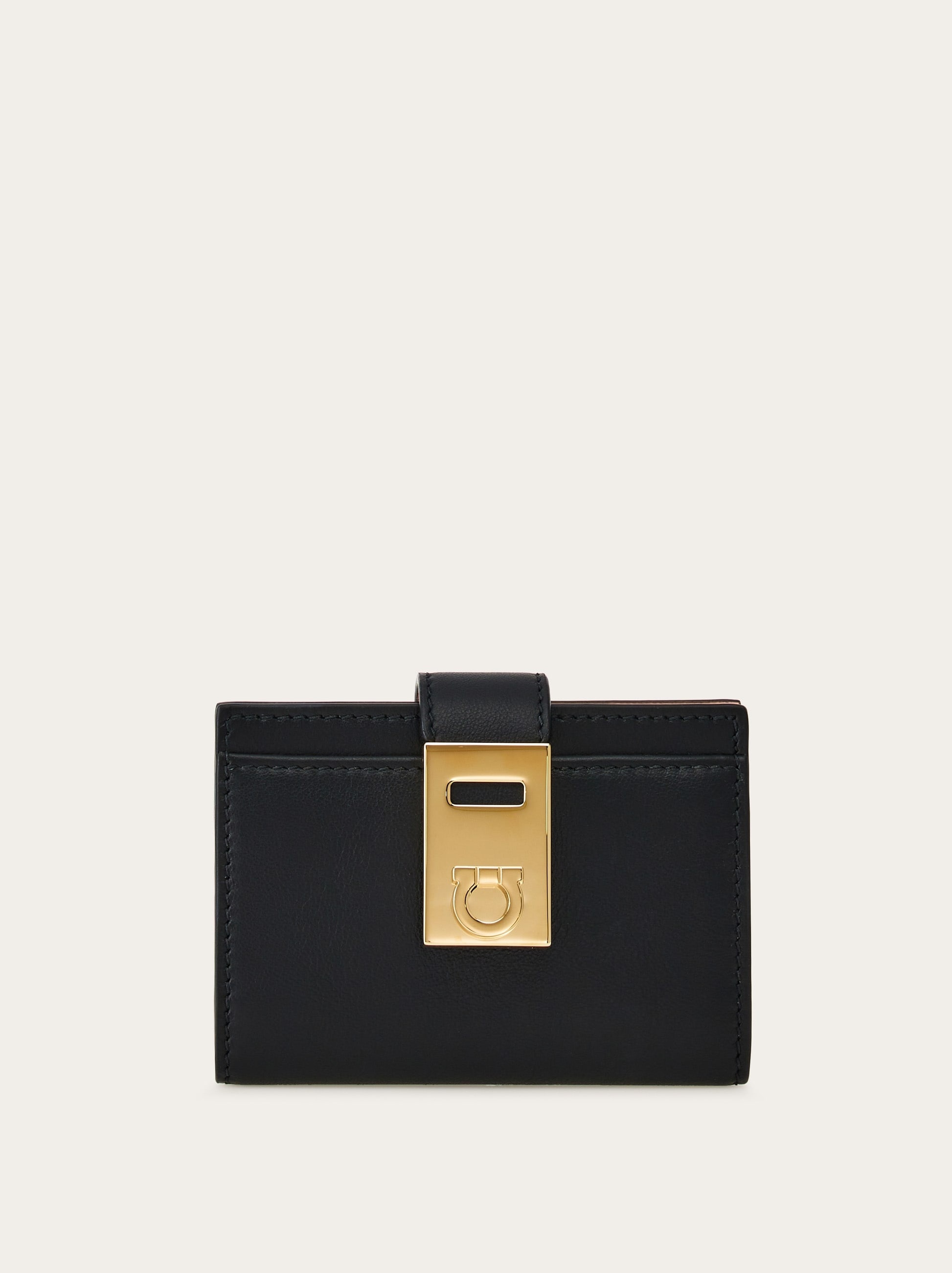 FERRAGAMO Hug two-tone credit card holder | REVERSIBLE