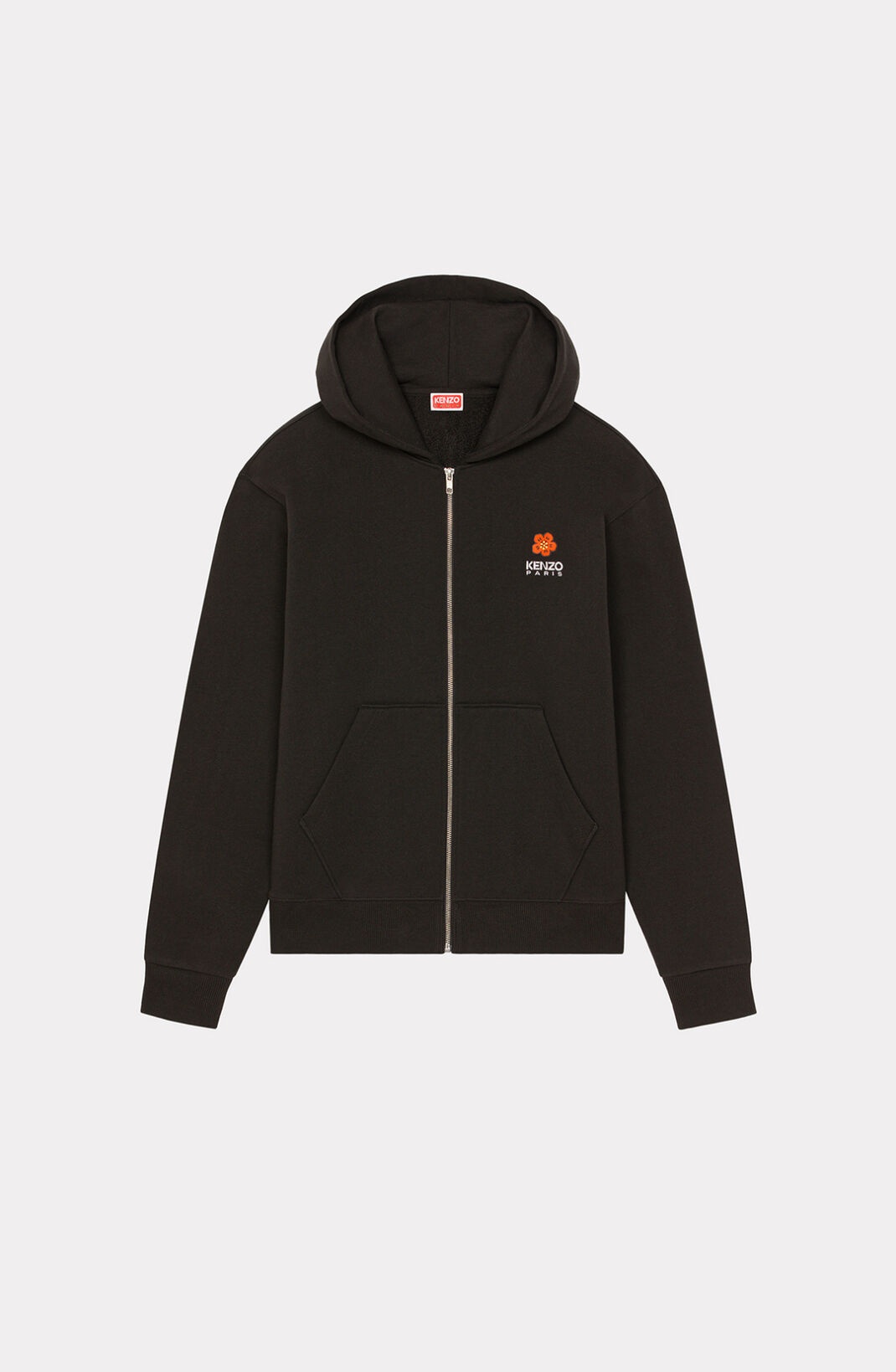 KENZO Hooded zipped 'BOKE FLOWER' crest jumper | REVERSIBLE