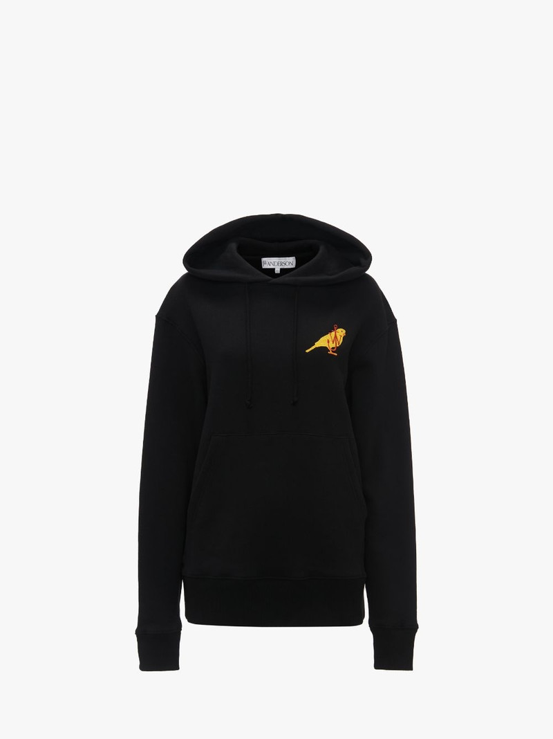 HOODIE WITH CANARY EMBROIDERY 1