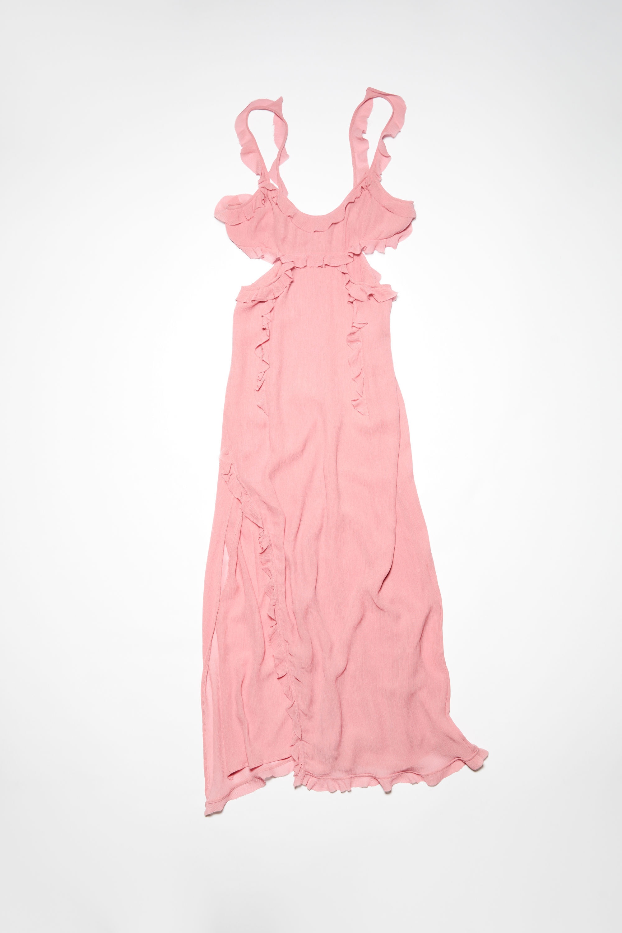 strapless open back dress Daddy's Little Valentine's Dress, White & Pink Long Sleeve Tutu Dress –  Little Secrets main image 0