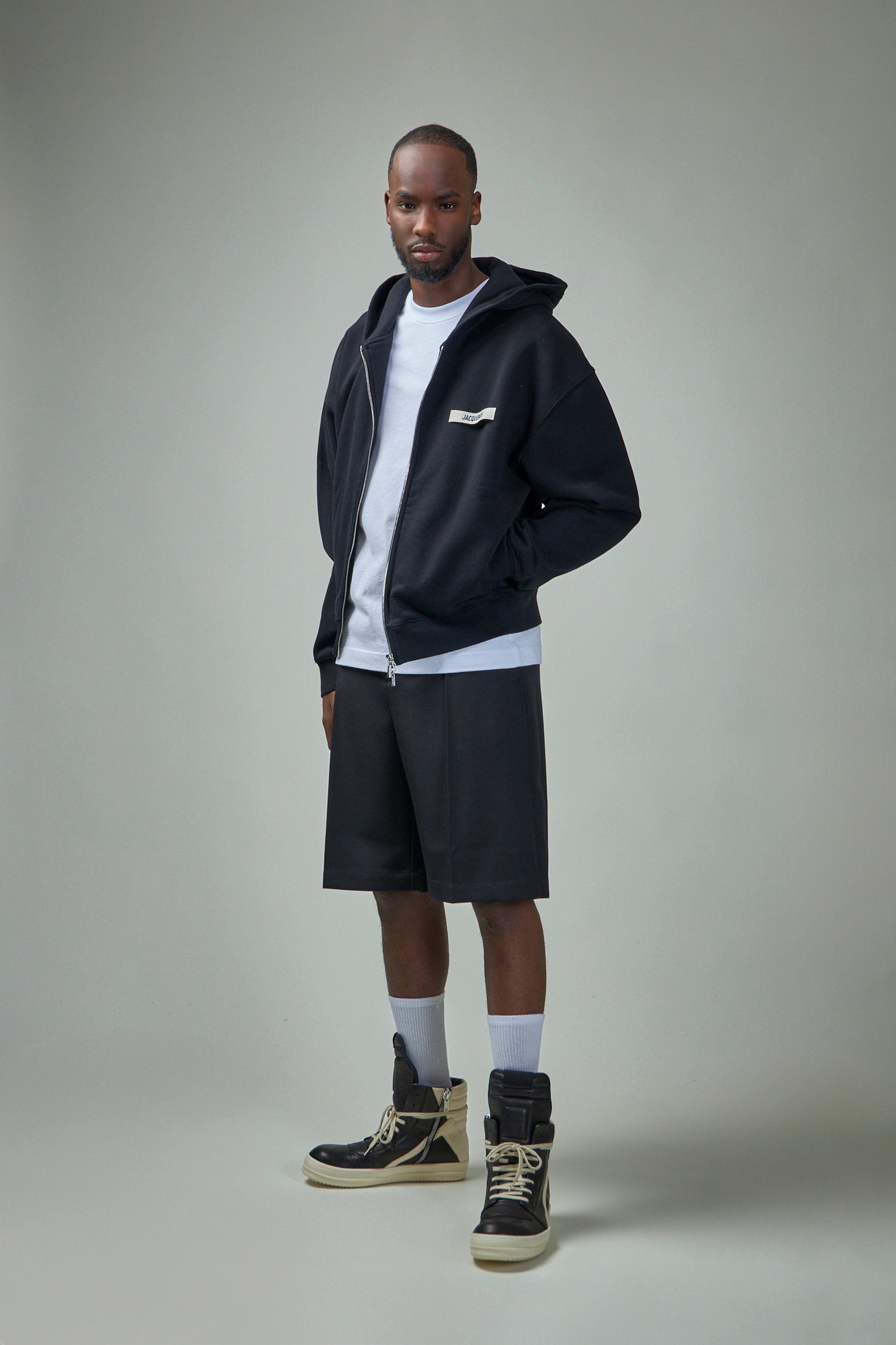 Le Hoodie Zip Gros Grain - 2