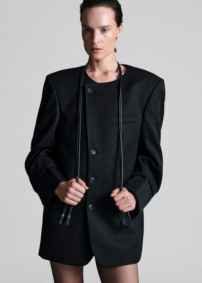 Bettter Oversized Blazer Dress - Black 1